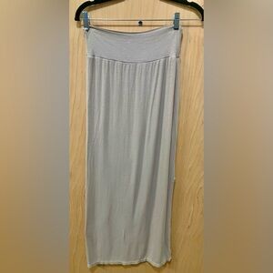 Enza Costa Ribbed Midi Tube Skirt